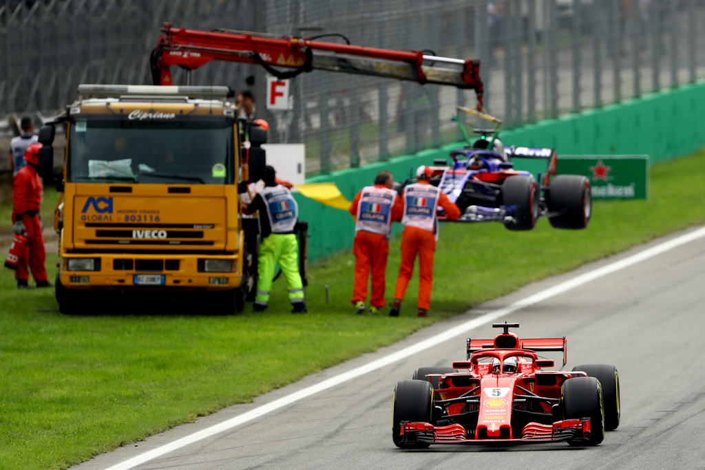 A Forma-1-es Olasz Nagydíj, Sebastian Vettel, Brendon Hartley 