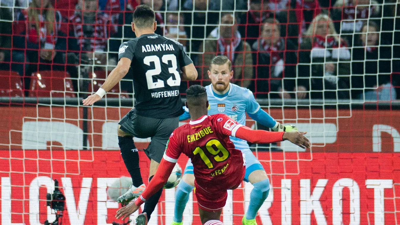 1. FC Cologne - 1899 Hoffenheim Sports soccer Bundesliga Group Timo Horn (1. FC Köln) 