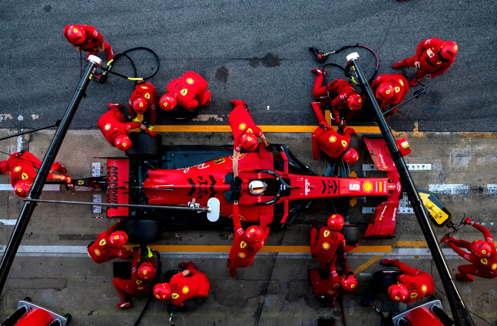 Forma-1, Sebastian Vettel, Ferrari, Barcelona teszt 5. nap 