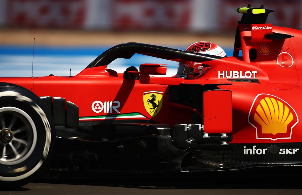 Forma-1, Charles Leclerc, Ferrari, Brit Nagydíj 2020, péntek 