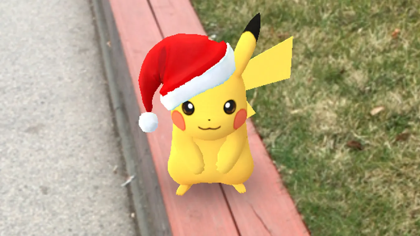 A sapkás Pikachu a karácsonyi event része volt 
