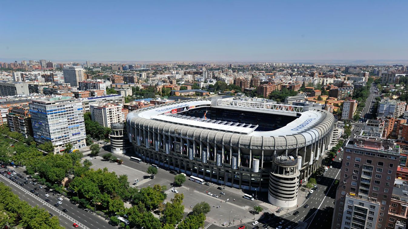 A Santiago Bernabeu stadion Madridban, a Real Madrid otthona