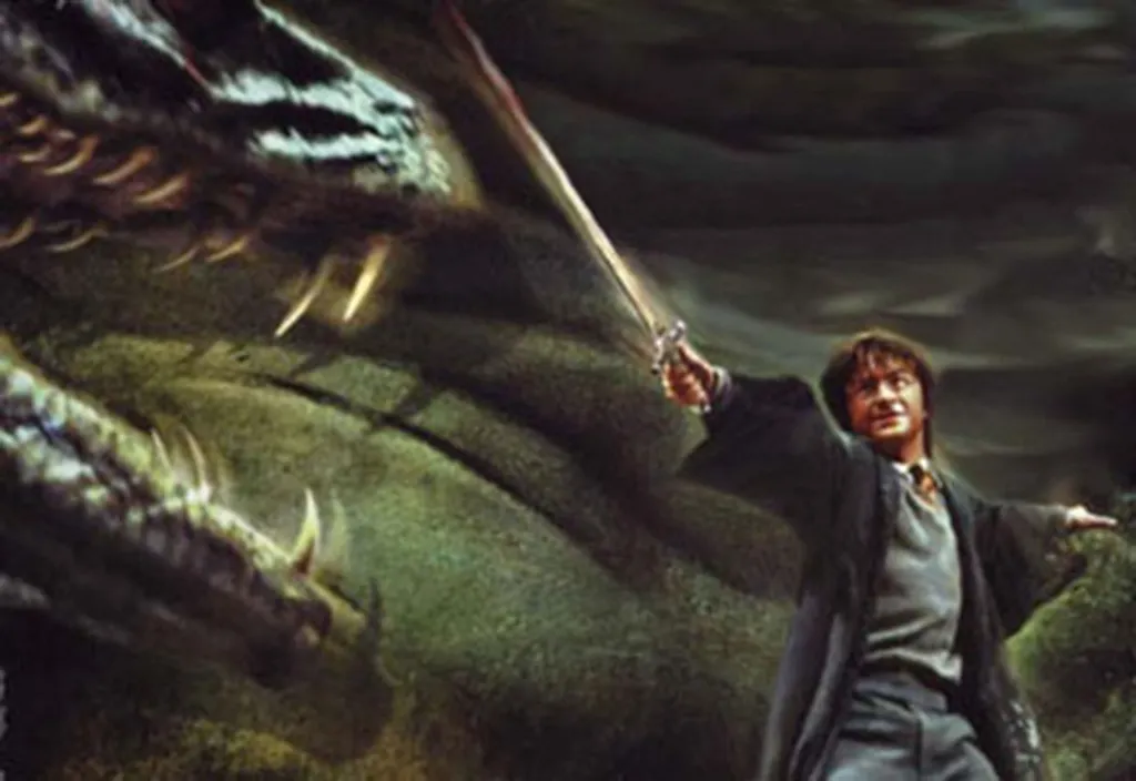 Harry Potter et la chambre des secrets epee sang Horizontal SWORD BLOOD 