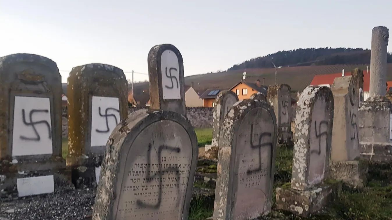 zsidó temető, zsidóság, sírgyalázás, Franciaország, antiszemitizmus 