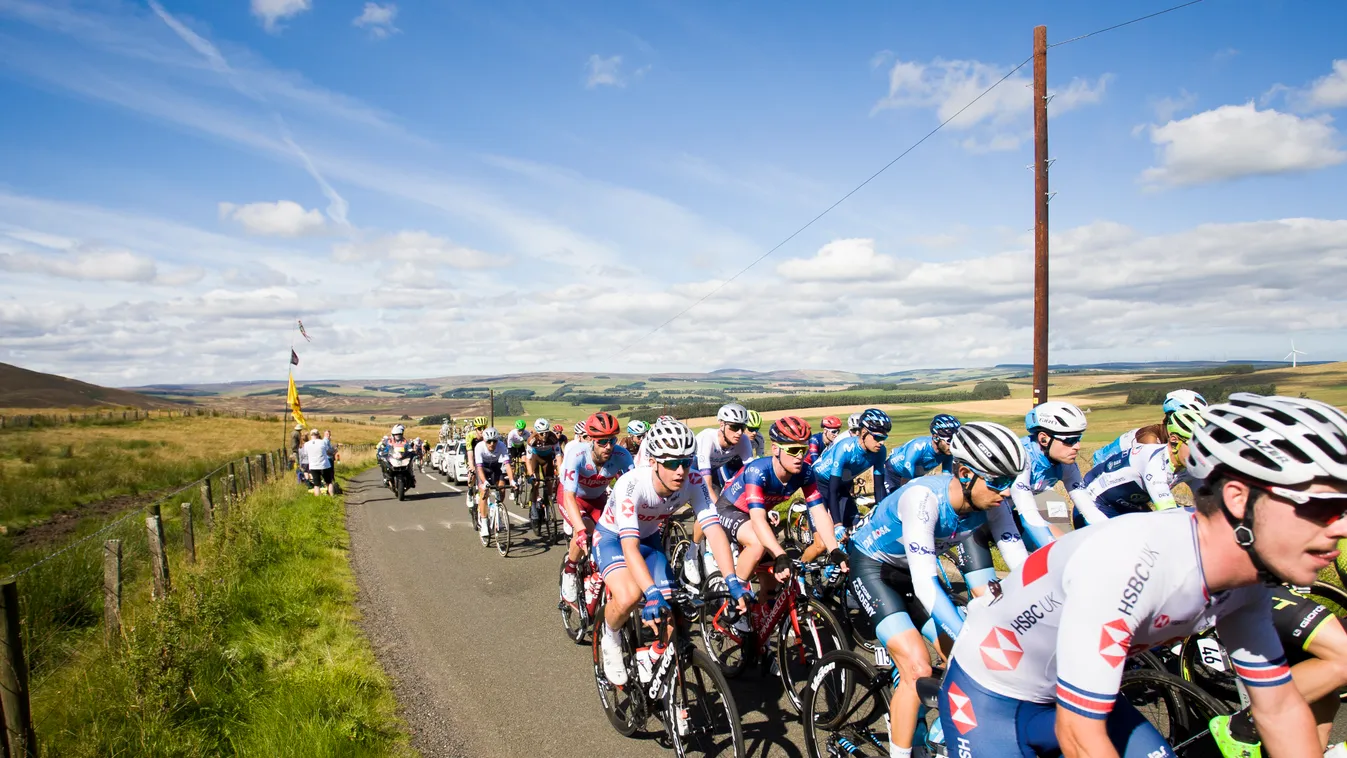 16th Tour of Britain 2019 - Stage 2 Kelso Scotland Scottish Borders BORDER UK GBR Tour of Britain 16th 2019 Stage 2 SPORT Sports Cyclist CYCLING Cycle Action United Kingdom ELEVATION Fitness MEDICINE AND HEALTH ROAD British Cycling Scottish Borders Counci