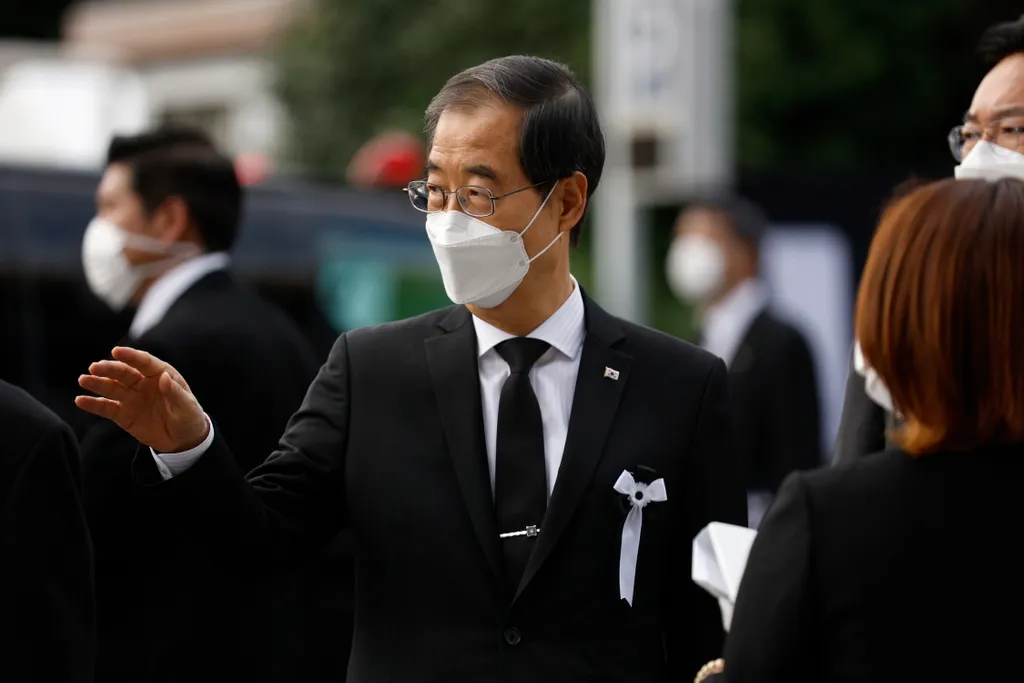 ABE, Sindzó, temetés, tokió, politikus, merénylet, lelőtték, 2022. 09. 27., Nippon Budokan sportcsarnok 