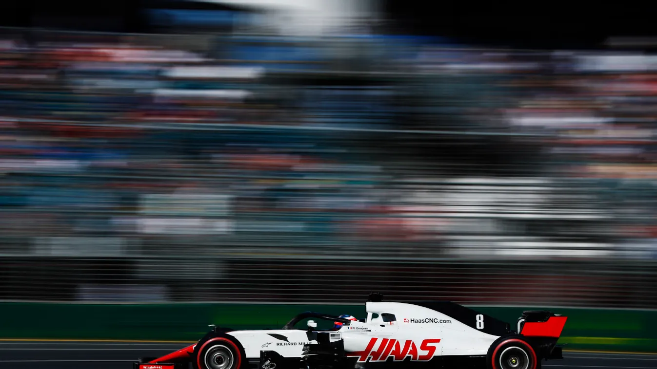 A Forma-1-es Ausztrál Nagydíj pénteki napja, Romain Grosjean, Haas F1 Team 