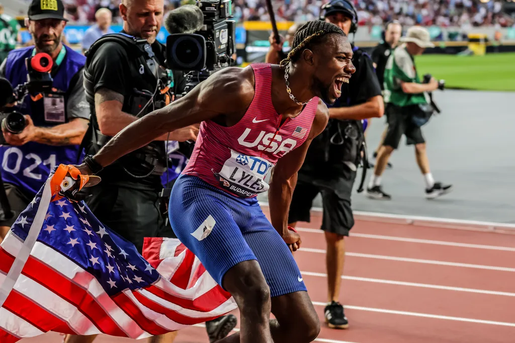 Atlétikai vb, Atlétikai Világbajnokság, World Athletics, Szabadtéri atlétikai világbajnokság, Budapest, 2023. 08. 20., FÉRFI 100 M, Noah Lyles 