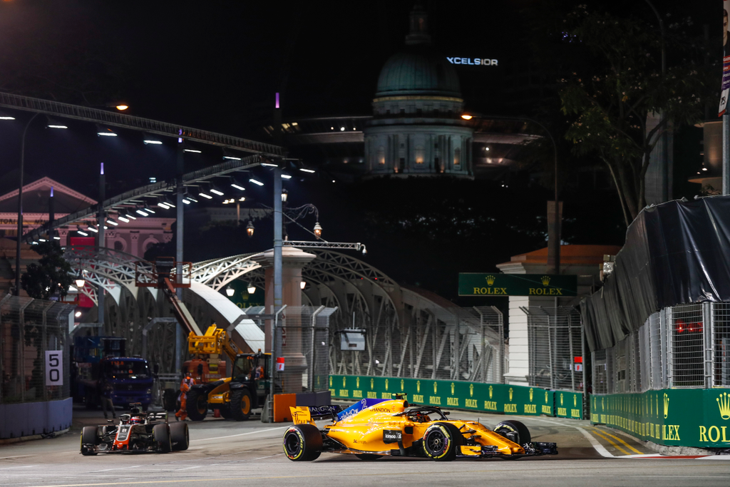 A Forma-1-es Szingapúri Nagydíj pénteki napja, Stoffel Vandoorne, McLaren Racing 