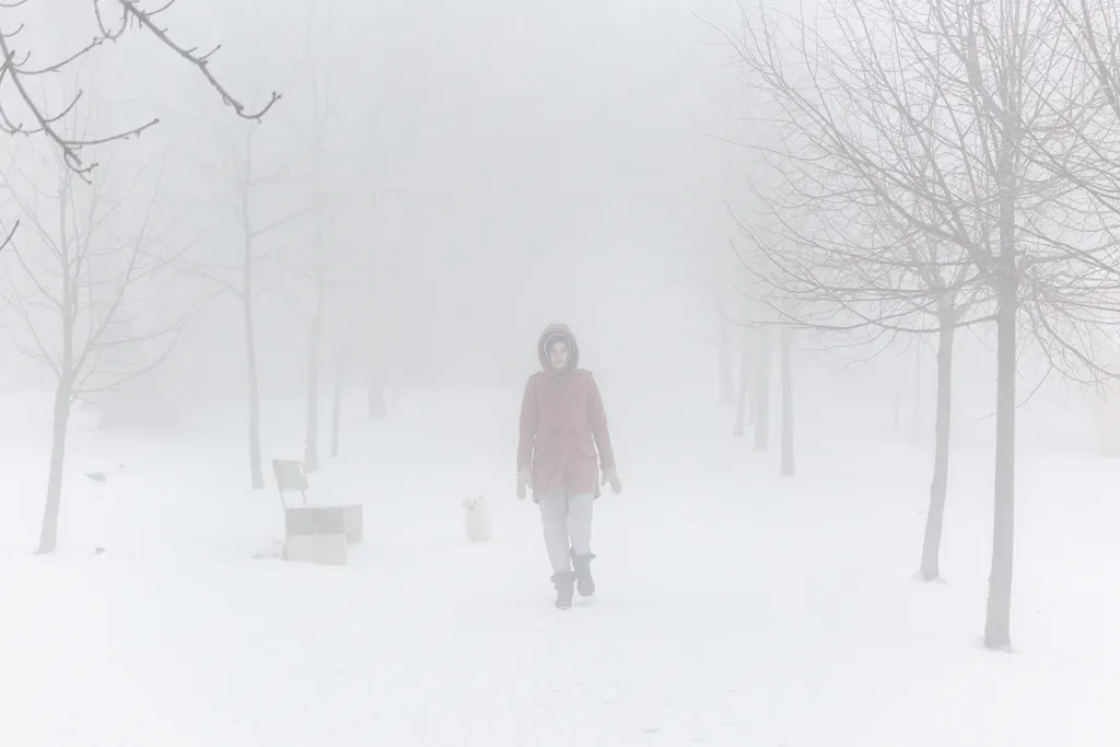Havazás a Normafán. 2018.02.07 Fotó: Csudai Sándor 
