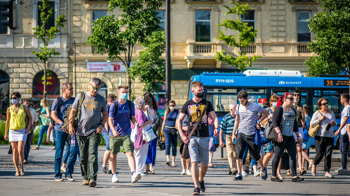 kánikula hőség meleg nyár 2021.06.18. Budapest belváros 