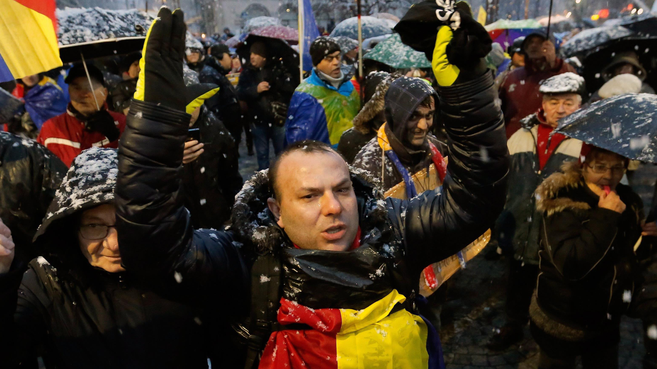 bukaresti tüntetés 