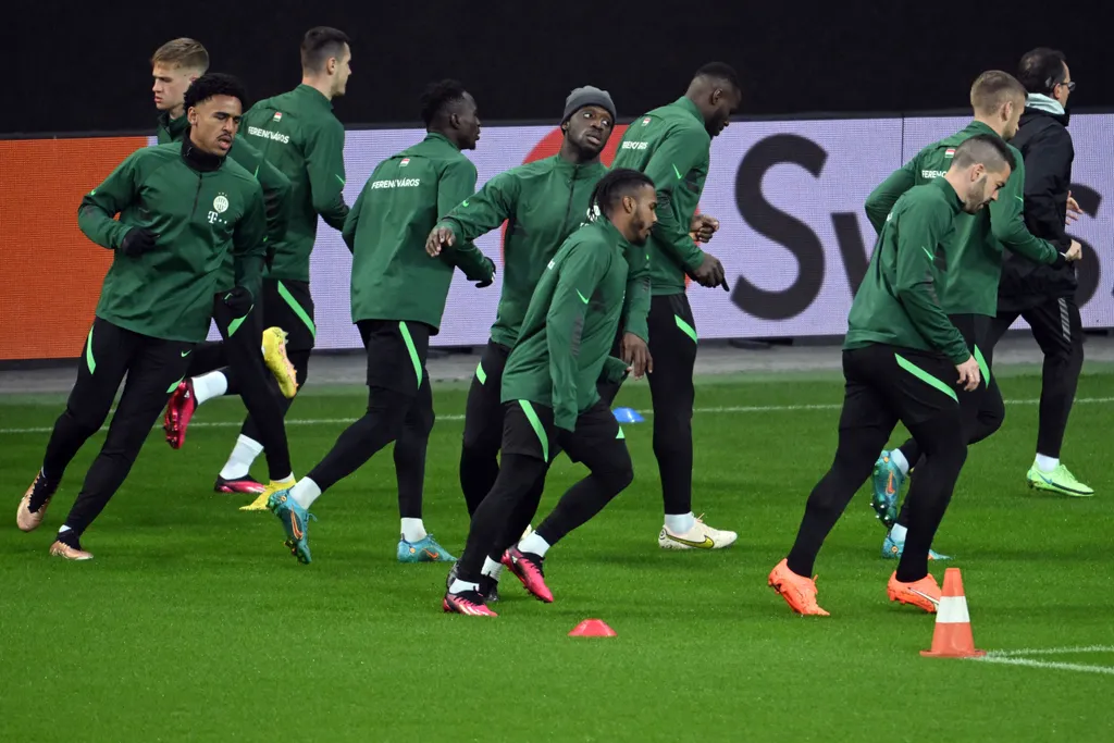 Training Ferencvaros Budapest Sports soccer Horizontal EUROPA LEAGUE 