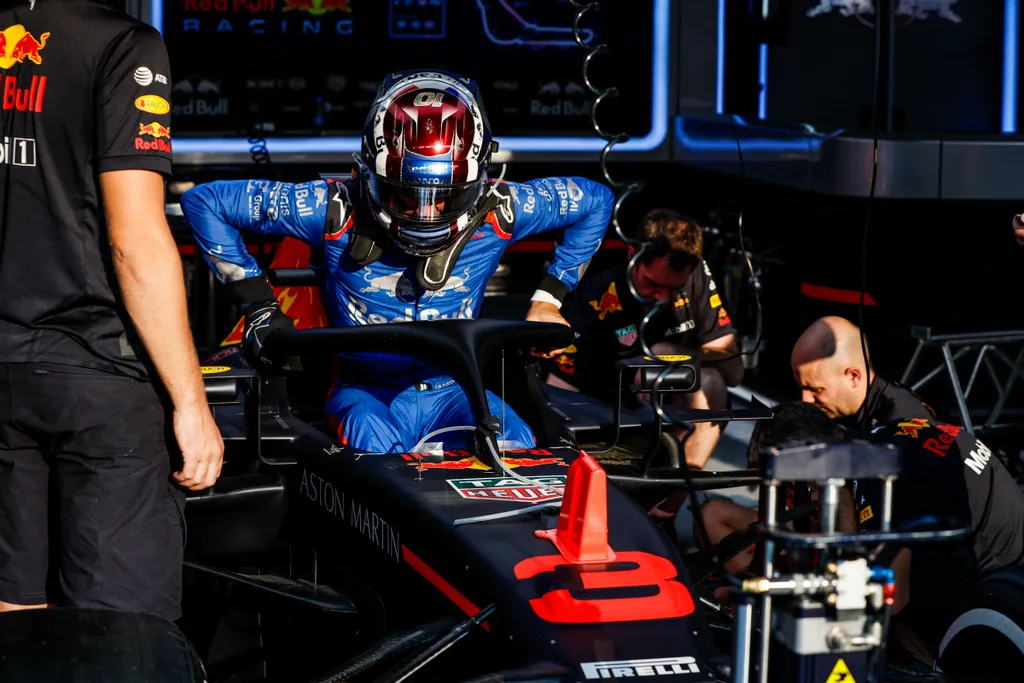 Előkészületek a Forma-1-es Olasz Nagydíjra, Pierre Gasly, Red Bull Racing 