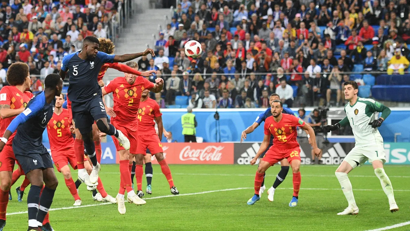 Russia World Cup France - Belgium football soccer FIFA 