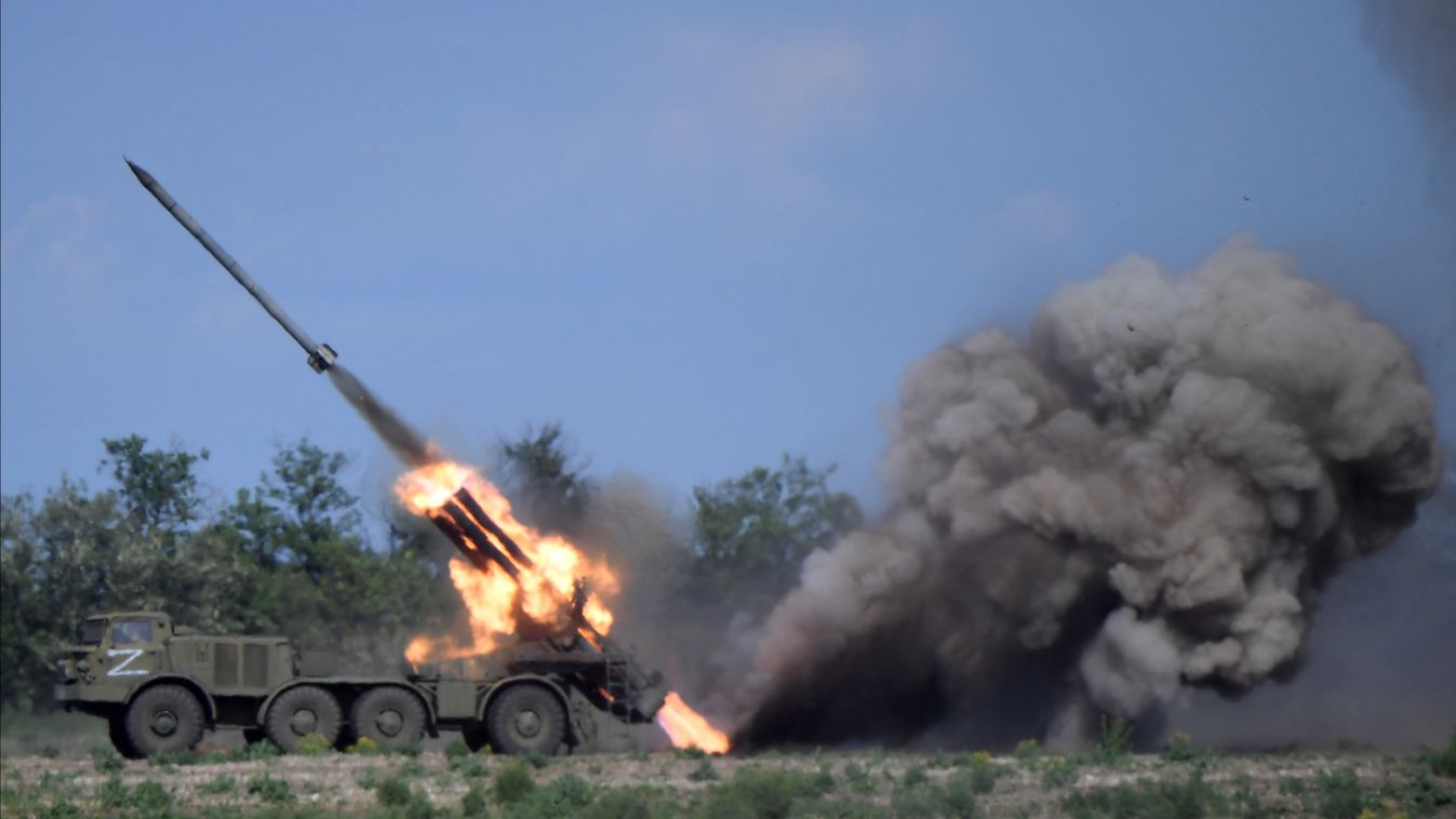 ukrán válság, orosz, ukrán, háború, Ukrajna, orosz rakétavető, tüzelés, kilövés, lövés, rakéta 
