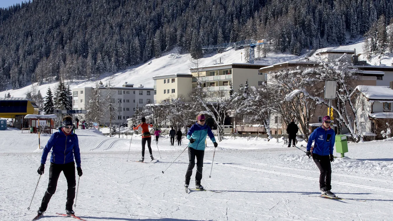 Davos, host town of World Economic Forum vacation SNOW Activity WINTER Davos COLD Ski Alps SKIING skate holiday outdoor WEForum vacational SQUARE FORMAT 