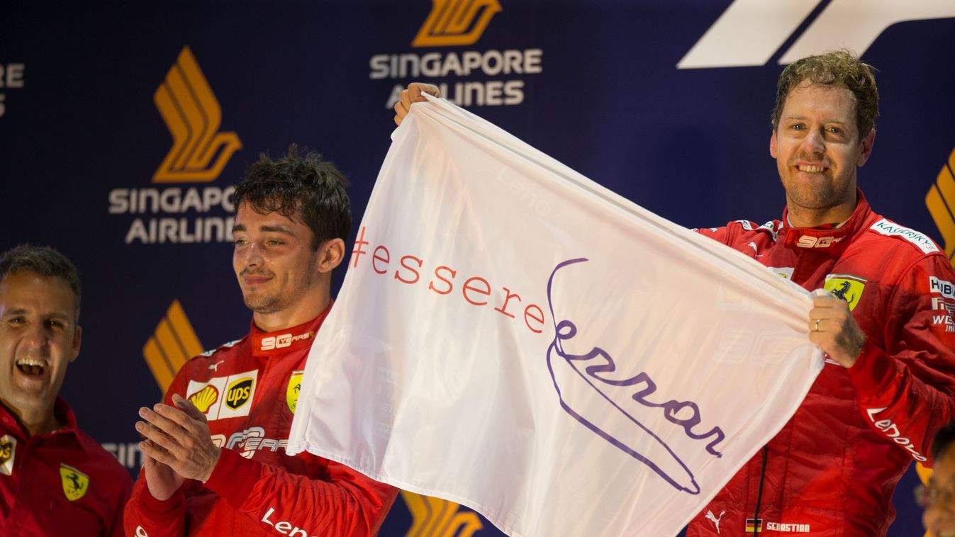 Forma-1, Charles Leclerc, Sebastian Vettel, Scuderia Ferrari, Szingapúri Nagydíj 