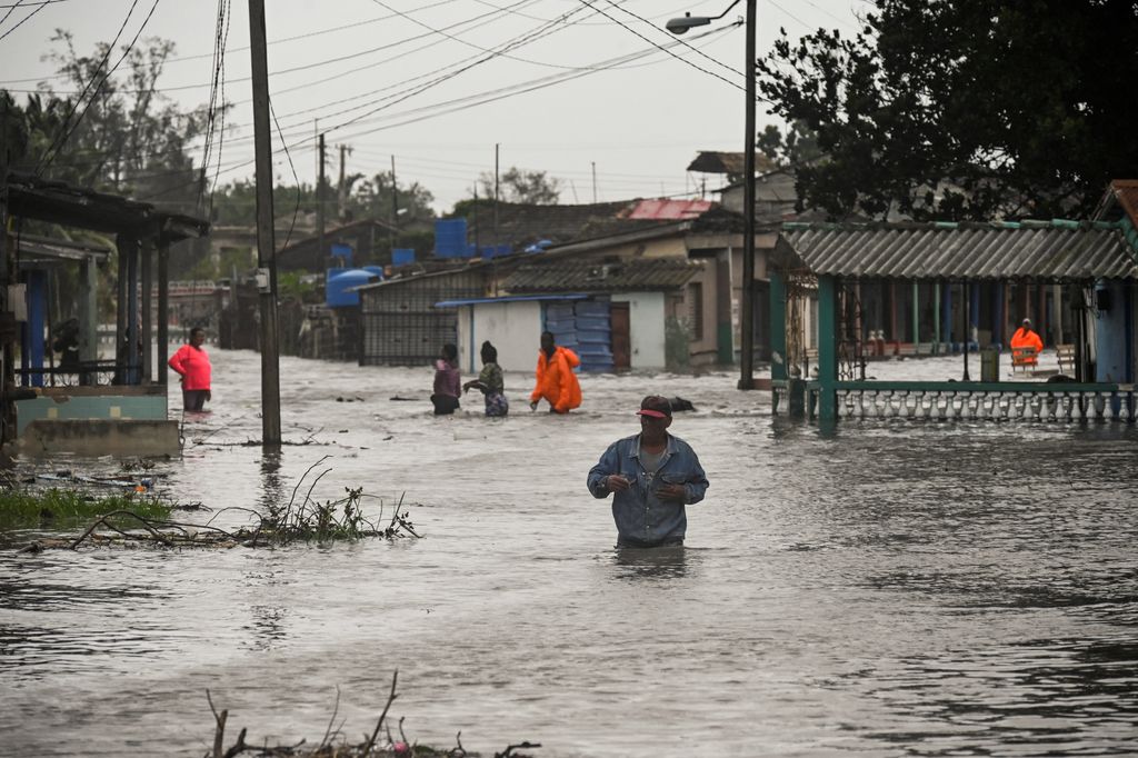 hurrikán, Ian, vihar, Kuba, időjárás, pusztítás 