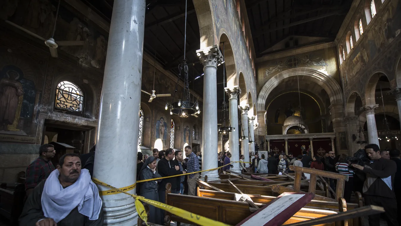 Kairó Szent Márk-katedrális robbantás templom pokolgépes merénylet 