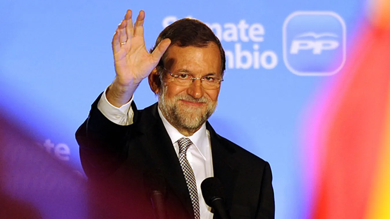 Spanyolország, választások, Mariano Rajoy, a spanyol Néppárt (People&#8217;s Party, PP)vezetője megnyeri a választást