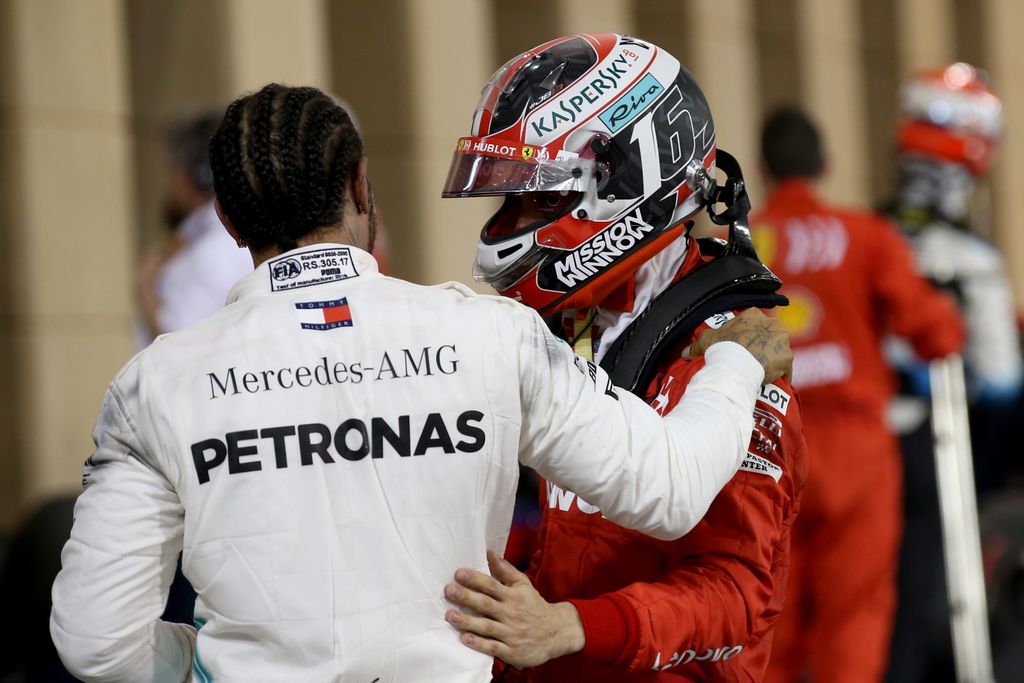 Forma-1, Lewis Hamilton, Mercedes, Charles Leclerc, Ferrari, Bahreini Nagydíj 2019 