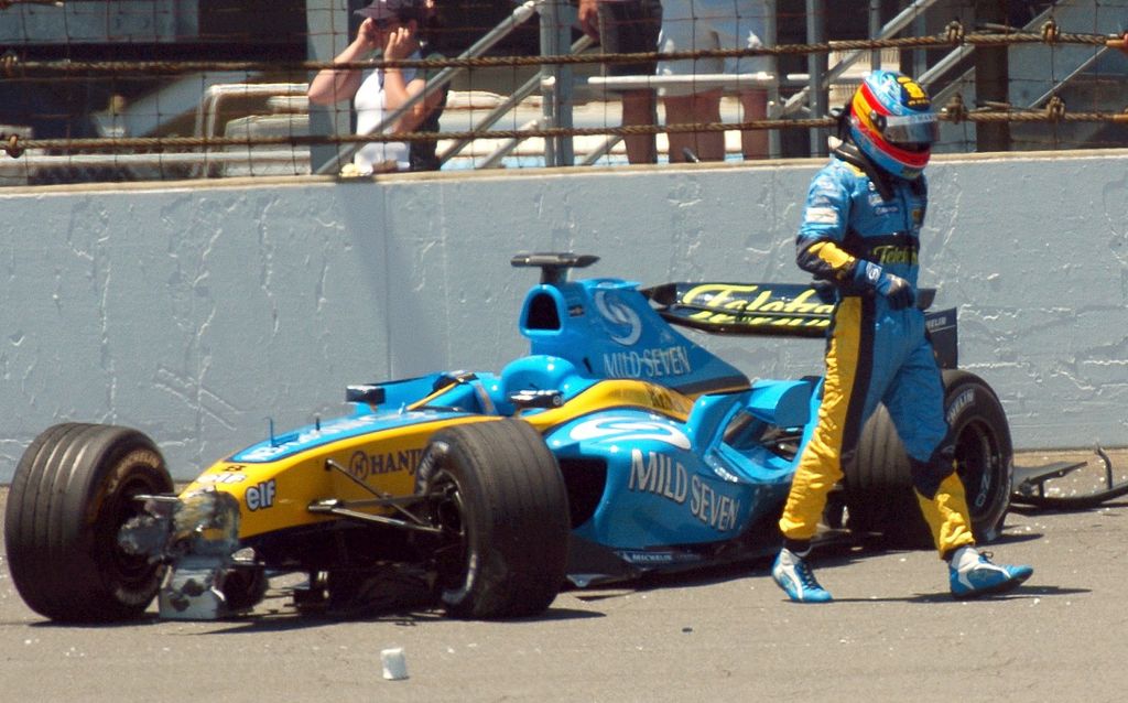Forma-1, Fernando Alonso, Renault, USA Nagydíj 2004 