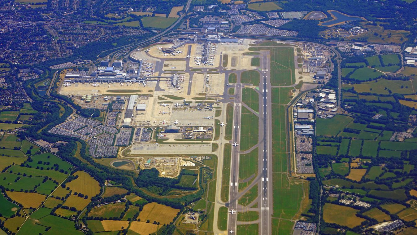 Gatwick airport London UK
repülőtér 