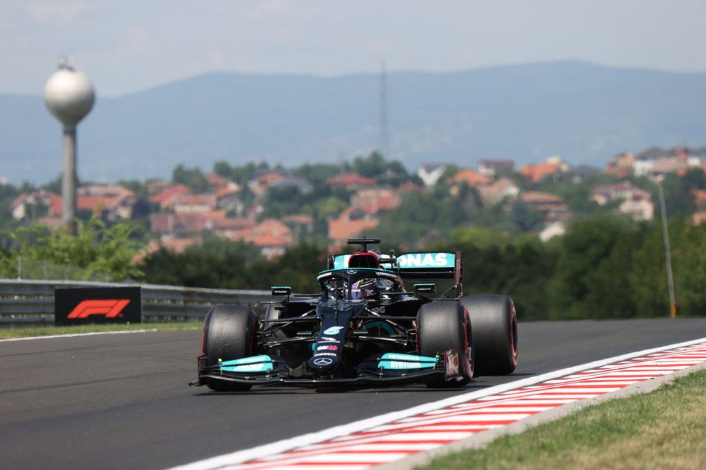 Forma-1, Lewis Hamilton, Mercedes, Magyar Nagydíj 2021, szombat 
