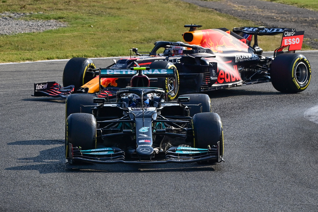 Forma-1, Valtteri Bottas, Mercedes, Max Verstappen, Red Bull, Olasz Nagydíj 2021, szombat 