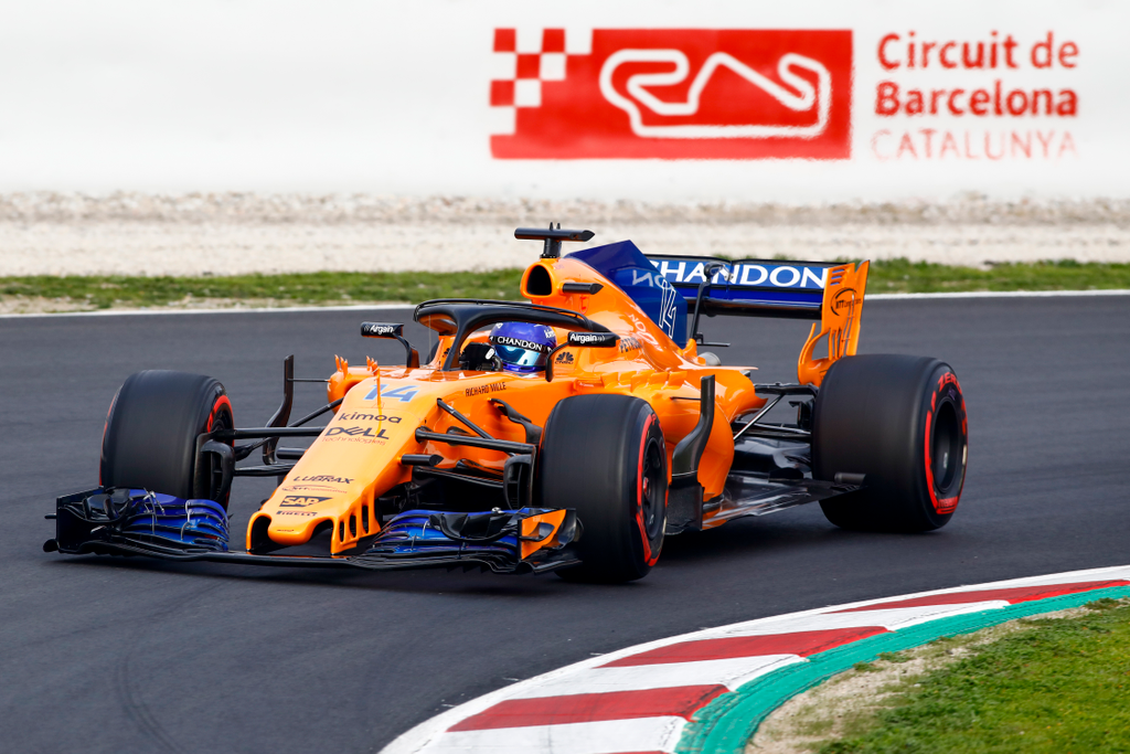 Forma-1, Barcelona tesztelés - 1. nap, Fernando Alonso, McLaren 
