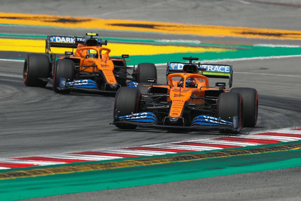 Forma-1, Carlos Sainz, Lando Norris, McLaren, Spanyol Nagydíj 