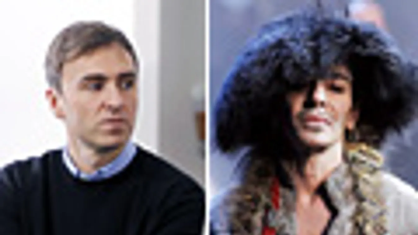 Raf Simons belga és John Galliano angol divattervezők, stílusváltás a Dior házban