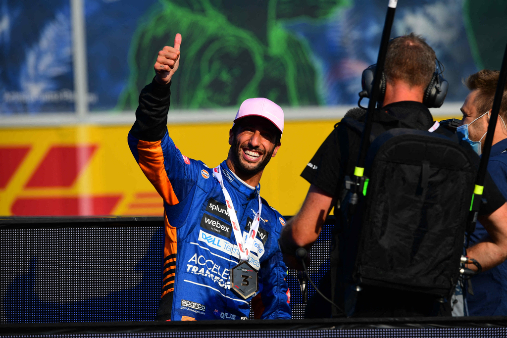 Forma-1, Olasz Nagydíj, Daniel Ricciardo, McLaren 