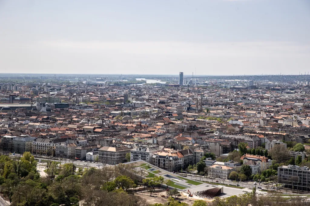 Élményléghajózás, Ballon, Városliget, Panoráma, Busapest, Élményléghajózás a Városligetben, léghajó, kilátás 