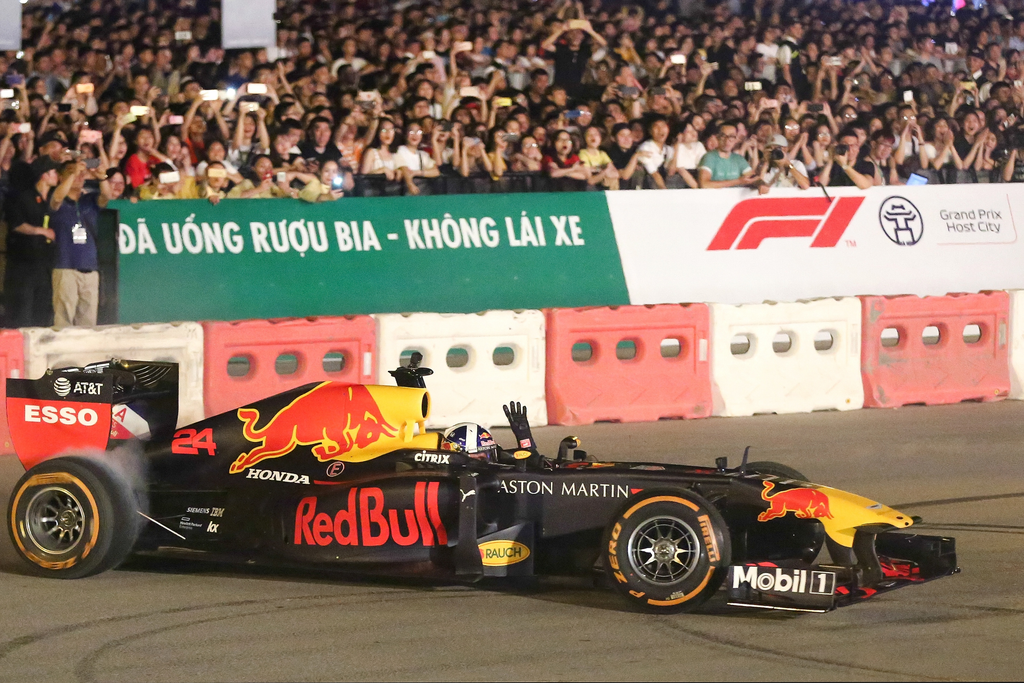 Forma-1, Vietnámi Nagydíj, Hanoi, Red Bull Racing, bemutató, David Coulthard 