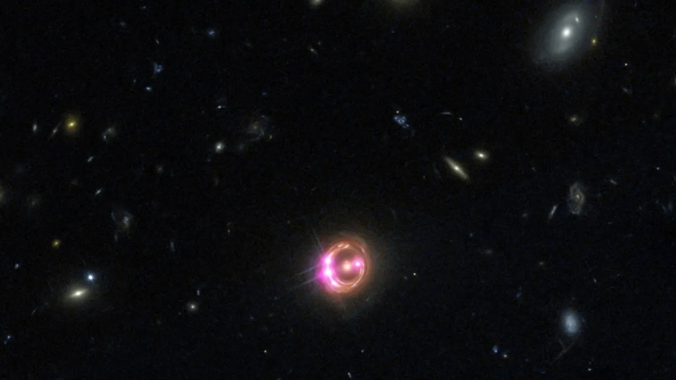 Az RX J1131-1231 nevű galaxis a Chandra röntgenteleszkóp felvételén 