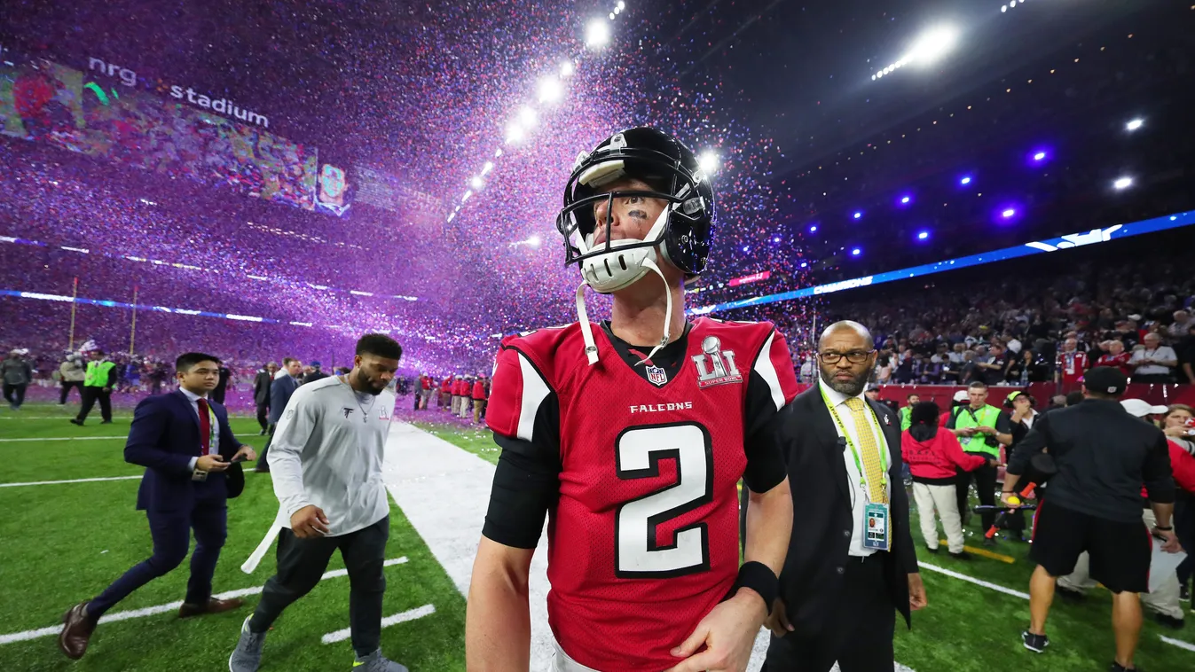HOUSTON, TX - FEBRUARY 05: Matt Ryan #2 of the Atlanta Falcons walks off the field after losing 34-28 to the New England Patriots during Super Bowl 51 at NRG Stadium on February 5, 2017 in Houston, Texas.   Tom Pennington/Getty Images/AFP 