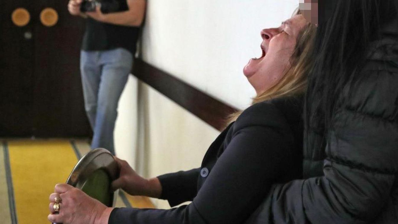 Csenge édesanyja összeomlott a bíróságon, miután elengedték B. Rolandot 
