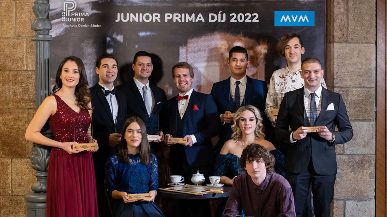 A Junior Prima Díj magyar zeneművészet kategóriájának 2022-es díjazottjai 