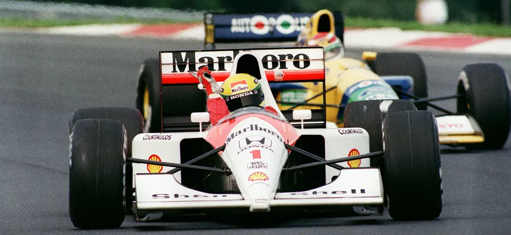 Forma-1, Magyar Nagydí, 1991, Ayrton Senna, McLaren-Honda, Nelson Piquet, Benetton-Ford 
