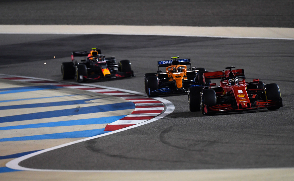 Forma-1, Sebastian Vettel, Lando Norris, Alexander Albon, Szahíri Nagydíj 