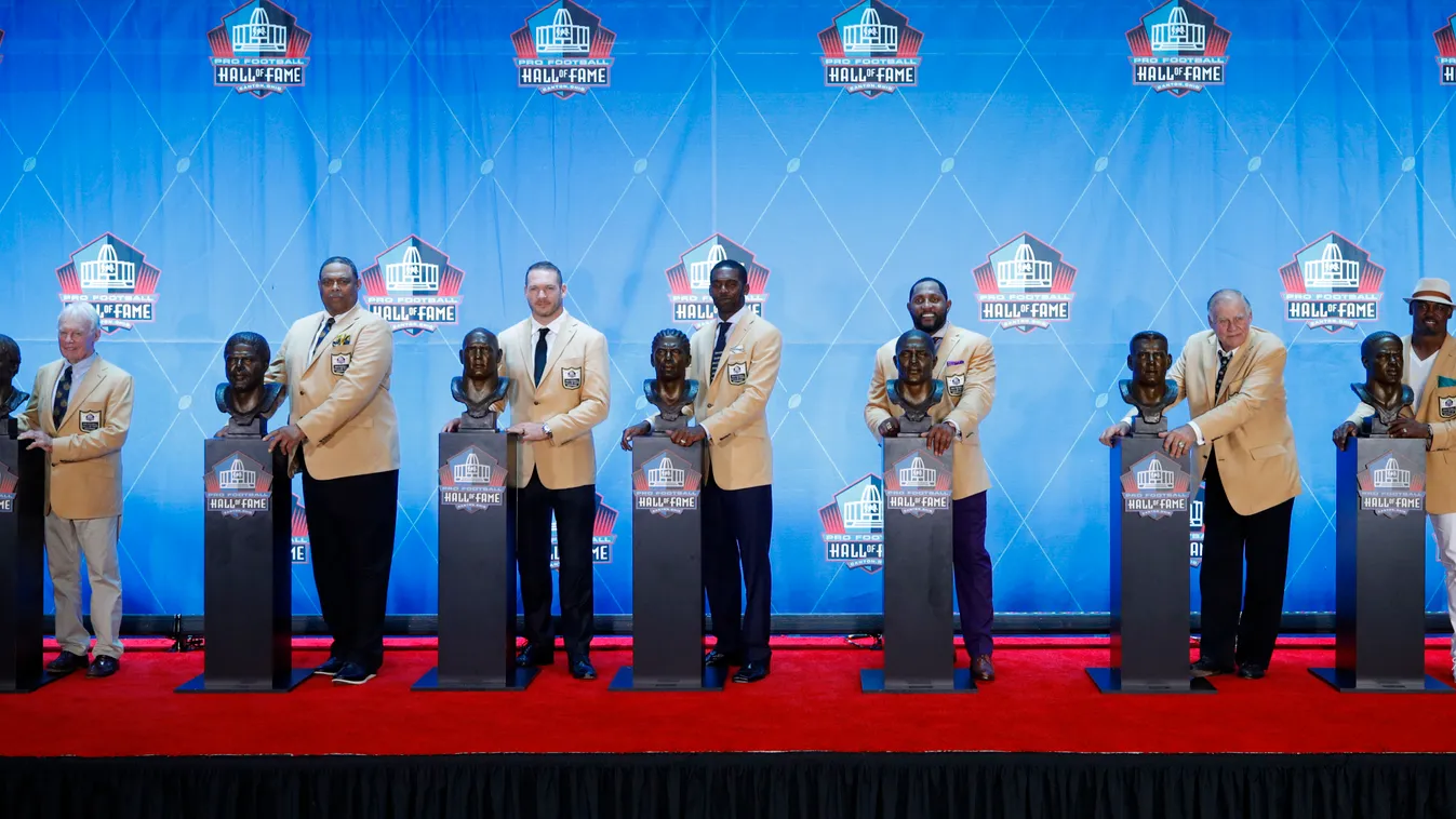 NFL Hall of Fame Enshrinement Ceremony GettyImageRank2 AMERICAN FOOTBALL canton 