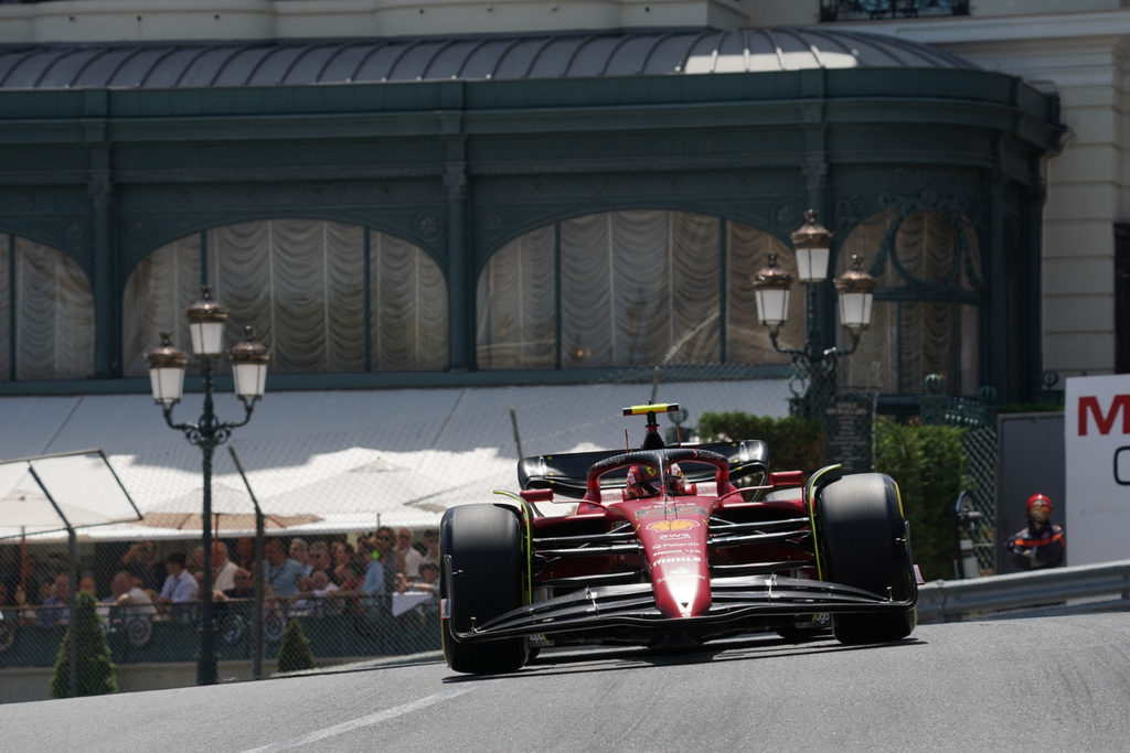 Forma-1, Carlos Sainz, Ferrari, Monacói Nagydíj 2022, péntek 