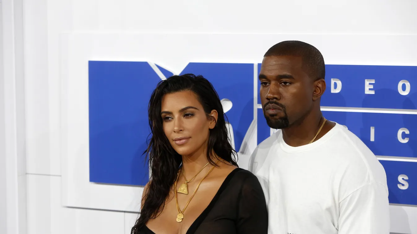 Kim Kardashian, Kanye West, MTV Video Music Awards 2016 