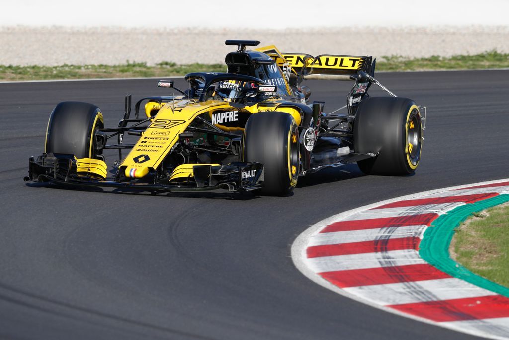 A Forma-1 előszezoni tesztje Barcelonában - 5. nap, Nico Hülkenberg, Renault Sport Racing 