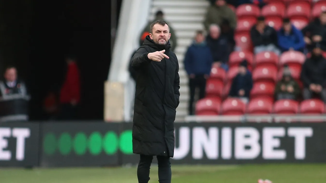 Middlesbrough v Luton Town - Sky Bet Championship Season 2020-1 Football League Saturday 5th March 2022 Middlesbrough vs Luton Town Soccer Sky Bet Championship Luton Town Manager Nathan Jones Sky Bet Championship match Saturday 5th March Riverside Stadium