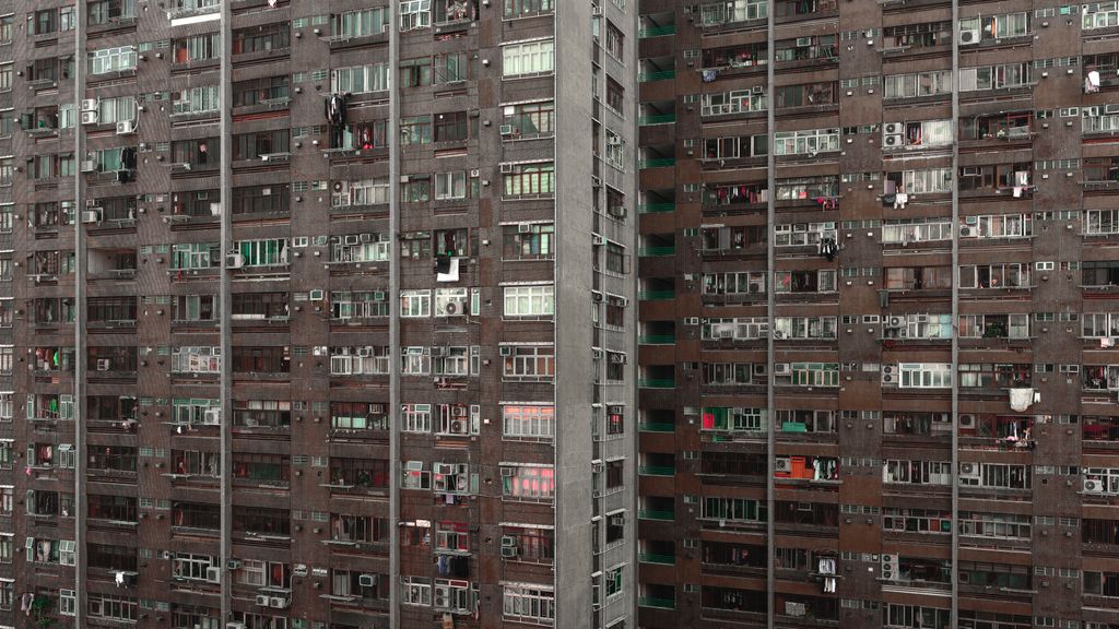 Kína, lakáskomplexum, lakás, felhőkarcoló, magas épület, galéria 