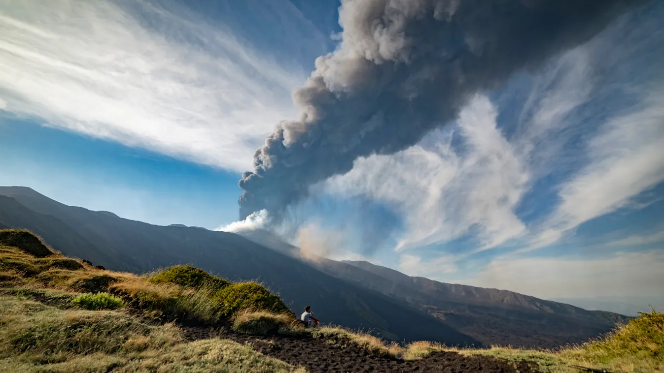 etna vulkánkitörés 