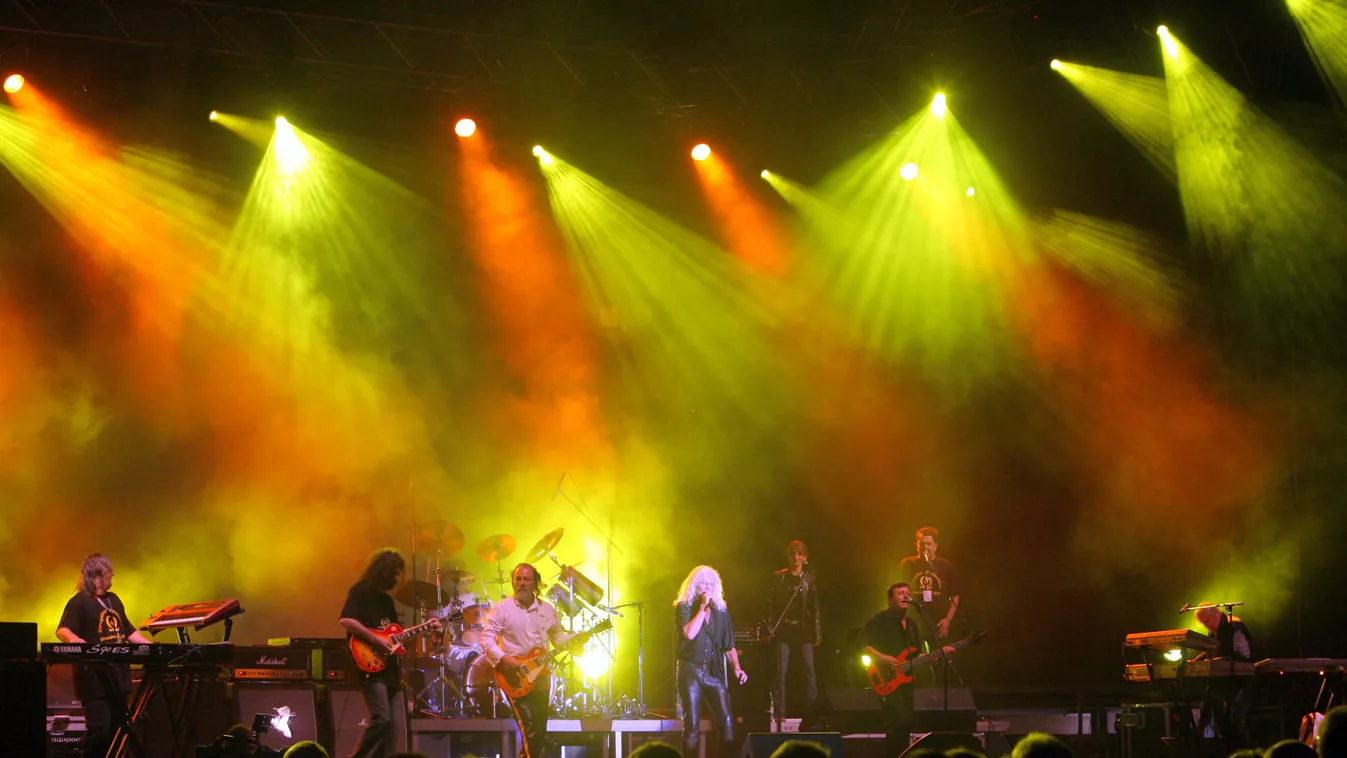 Hungarian rock band 'Omega' starts anniversary tour ACE Arts-Culture-Entertainment group light_show performing stage Horizontal MUSIC GENERAL VIEW 